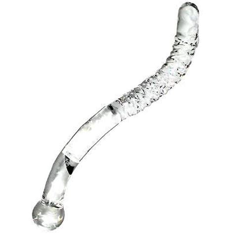 Double Ended Huge Glass Wand Dildo Anal Butt Plug Bead G Spot Massager Sex Toy Ebay
