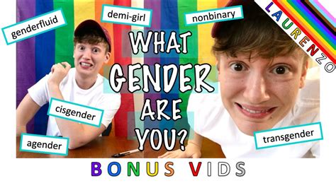 What Gender Are You Most Common Gender Identities Right Now Youtube