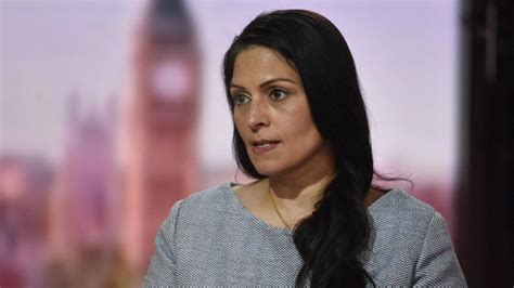 Priti Patel Two Men Admit Sharing Racist Video Aimed At Home Secretary