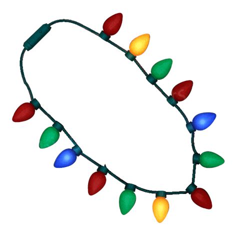 Light Up Christmas Lights Necklace Ng