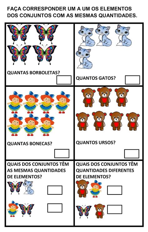 Plano De Aula Números E Quantidades Educação Infantil
