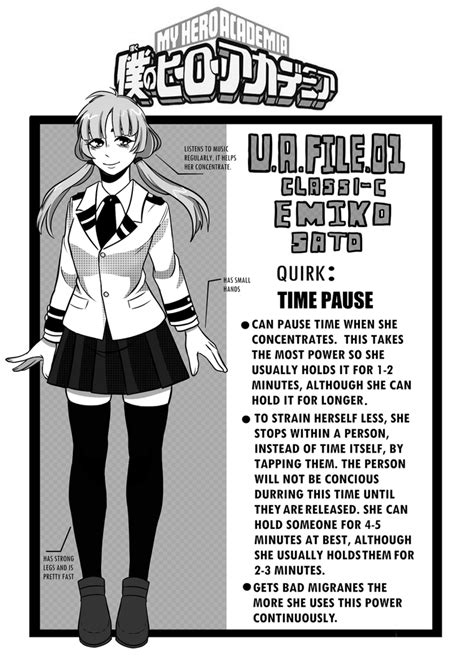 Oc Base Female Mha ~ Bnha Base Uniform Female Anime Profile Drawing