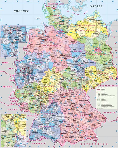 Mapa De Alemania Tamaño Completo Ex