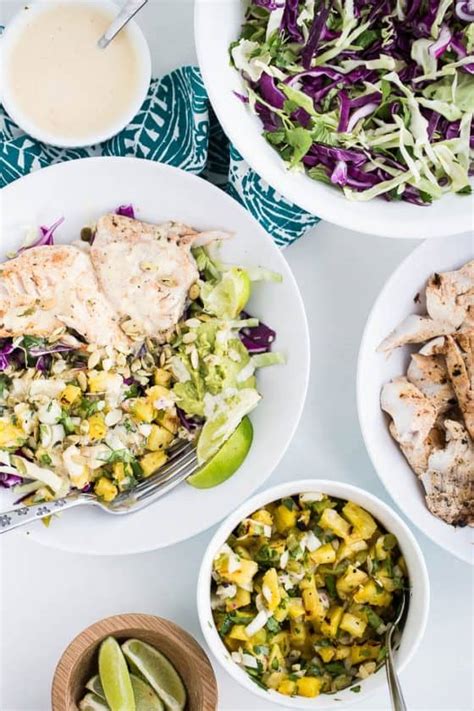 Love the wild baja fish taco bowl. Chile-Lime Fish Taco Bowls with Citrus Crema - Perry's Plate