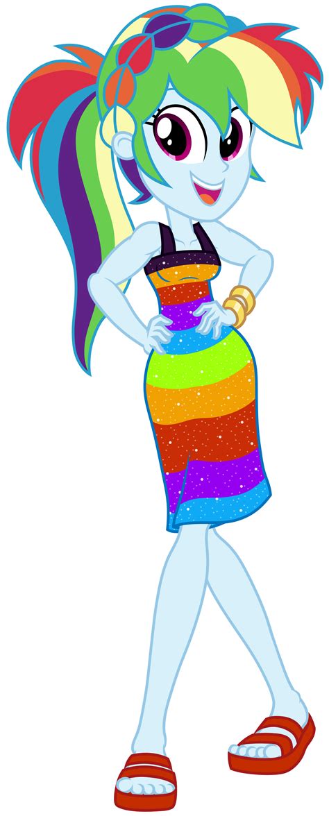 2702371 Safe Artistroseluck Rainbow Dash Human Equestria Girls