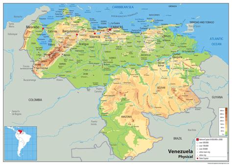 Venezuela Mapa Venezuela