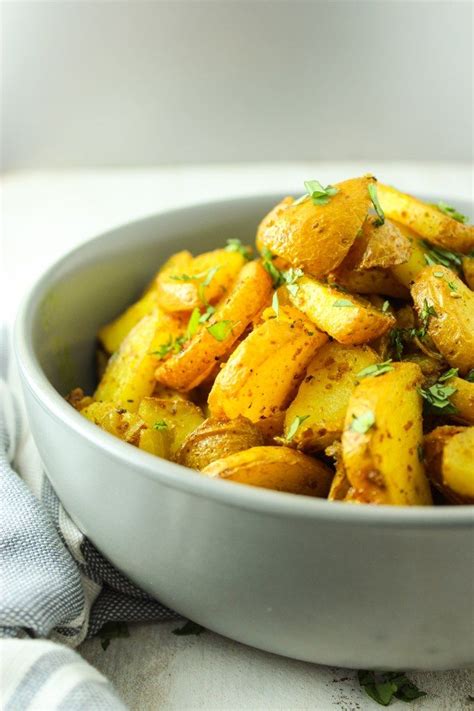 Crispy Turmeric Roasted Potatoes Recipe Chicken And Shrimp Recipes