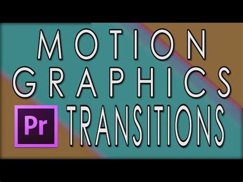 If there's no footage past that point, it won't allow you to apply the transition. Adobe Premiere Tutorial - Motion Graphics Transitions ...