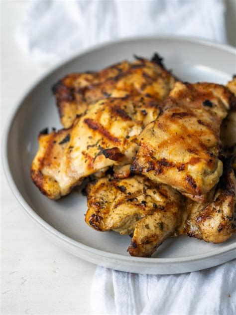 Marinated Grilled Chicken Thighs Mad About Food