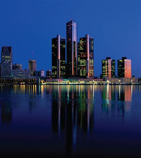 68 Detroit Skyline Wallpaper Wallpapersafari