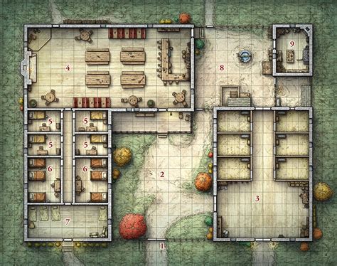 Tactical Game Maps Tabletop Rpg Maps Fantasy Map Dungeon Maps