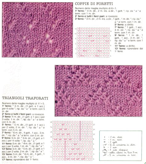 Schema punto pizzo ai ferri - Fare di Una Mosca