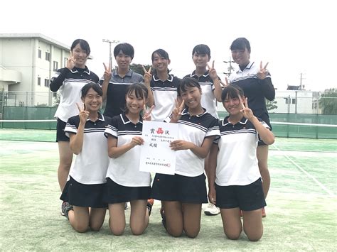 新人体育大会テニス競技 準優勝！！ 愛知県立江南高等学校