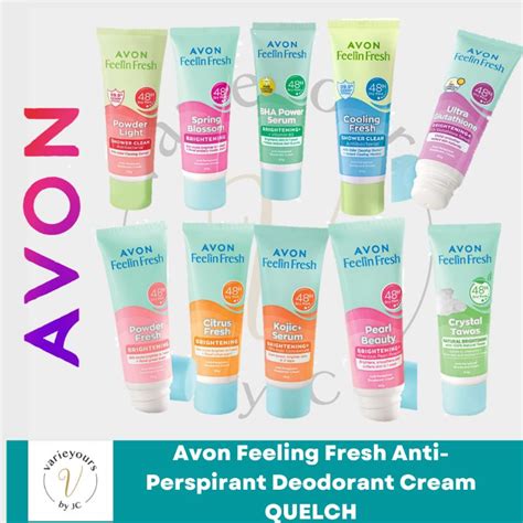 Avon Feeling Fresh Quelch Whitening Anti Perspirant Deo Cream 60g