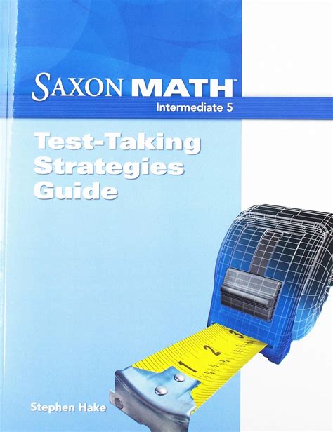 Amazon Com Saxon Math 4th Edition Intermediate 5 Test Taking