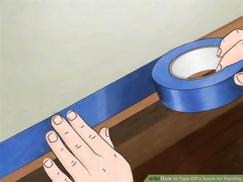 Allow this paint to completely dry before. How to Tape Off a Room for Painting: 15 Steps (with Pictures)