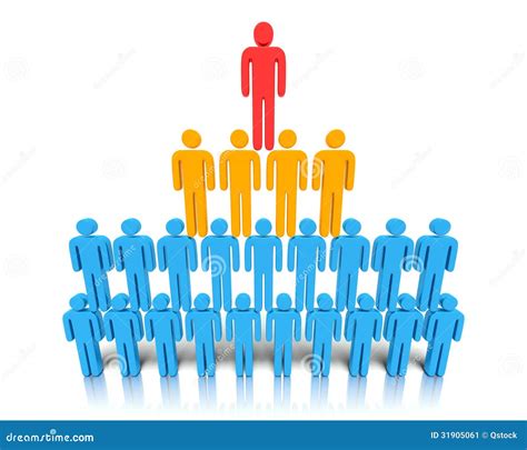 Hierarchy Of People Stock Image Image 31905061