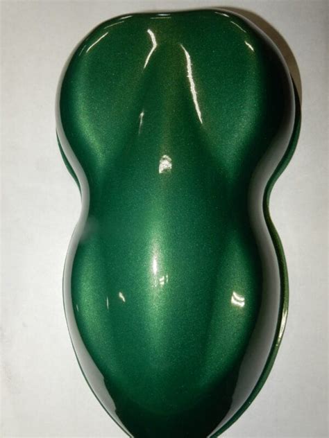 Ou812 High Gloss Spruce Green Pearl Metallic Single Stage Acrylic