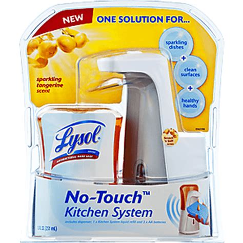 Lysol No Touch Sparkling Tangerine Scent Kitchen System Shop Walts
