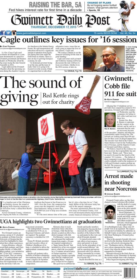 Gwinnett Daily Post — Dec 17 2015 By Gwinnett Daily Post Issuu