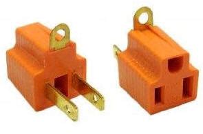 In a three prong plug the third prong is the round one opposite the other two prongs. How-To-convert-2-prong-to-3-prong-receptacle