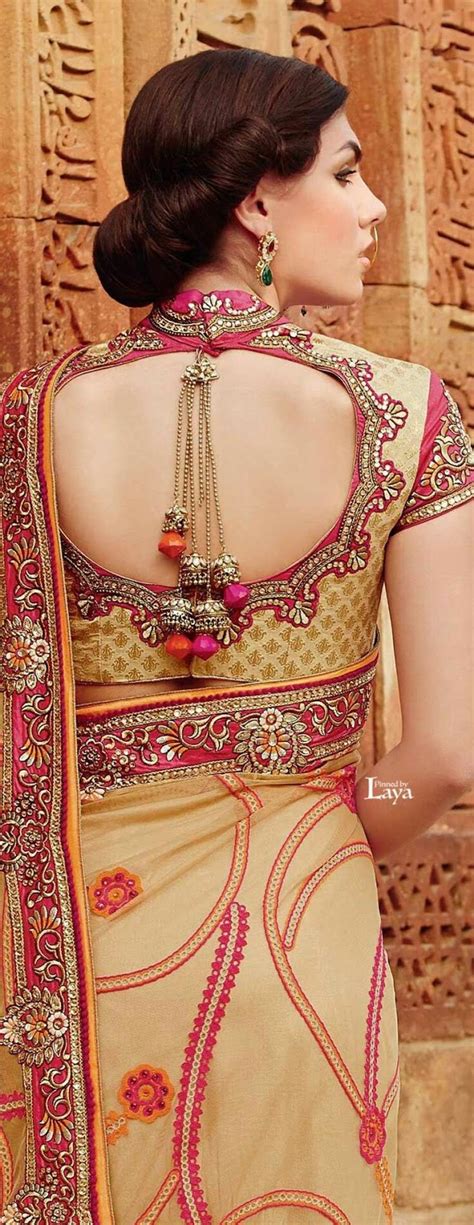 101 Stunning Saree Blouse Back Neck Designs Bling Sparkle