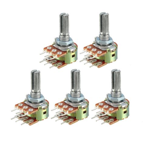 Variable Resistors Uxcell Wh148 Potentiometer With Switch 100k Ohm