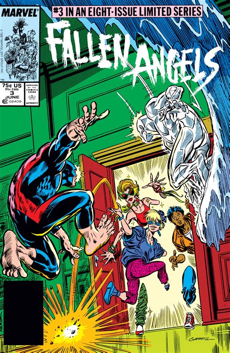 Fallen Angels 1987 3 Comic Issues Marvel