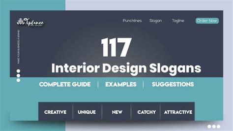 117 Best Interior Design Slogans And Taglines Examples Tiplance