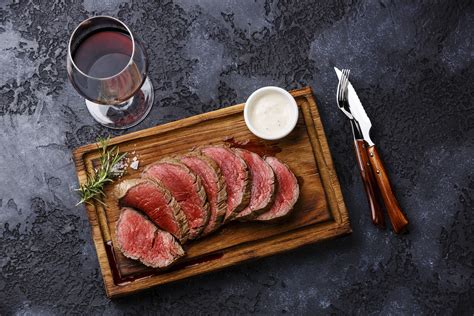 Once before it goes into the sous vide bath and again after it comes up. Red Wine Sauce for Beef Tenderloin