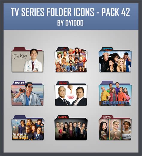 Tv Series Folder Icon Pack 3 By Dyiddo On Deviantart