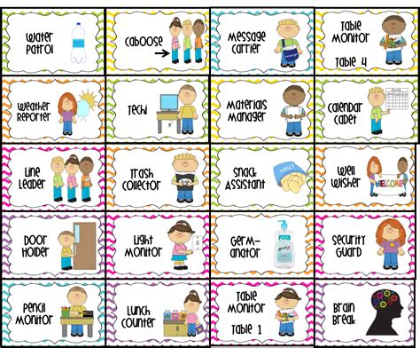 Classroom Job Chart Clipart 20 Free Cliparts Download Images On Clipground 2024