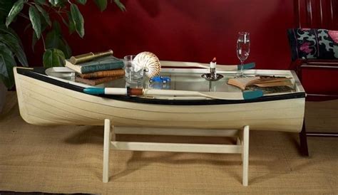 Boat Coffee Table Original And Eye Catching Furniture Piece For Your