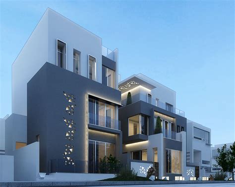 3ds Max Vray Photoshop House Outside Design Modern Architecture