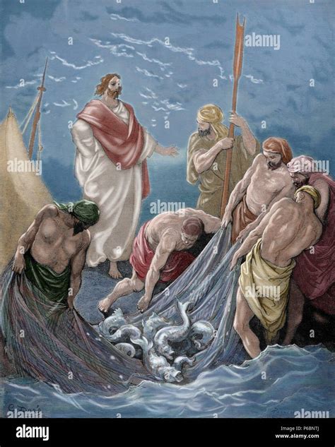 Nuevo Testamento Evangelio De Lucas Capítulo V Jesús La Pesca