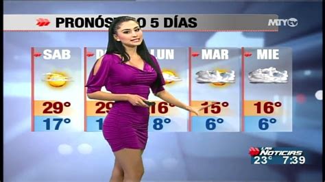 The Most Attractive Weather Girl Naile Lopez Hd 1080p Aac Youtube