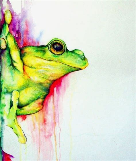 Pin By Brenda Blodgett On All Things Froggy Watercolor Pencil Art