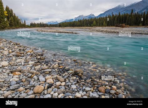 Kootenay River Cobble Stones Kootenay Np British Columbia Canada