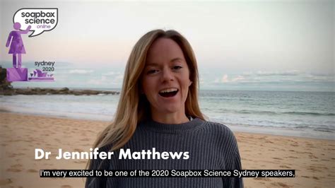 Dr Jennifer Matthews Soapbox Science Sydney 2020 Youtube