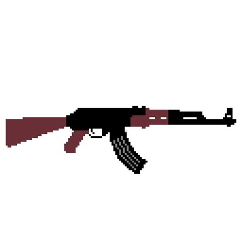 Ak 47 Pixel Art Battlefield Amino Amino