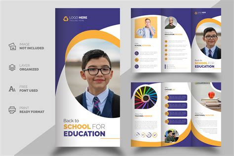 Education Tri Fold Brochure Template Graphic By Design All · Creative