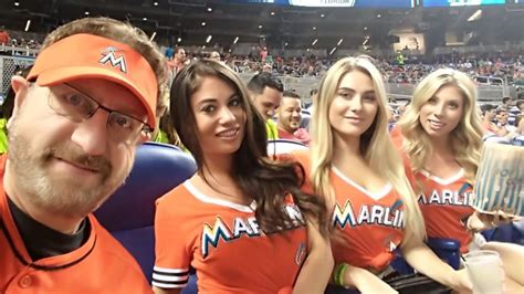 Baseball Marlins Man Sexy Friend Expose Breasts Nt News