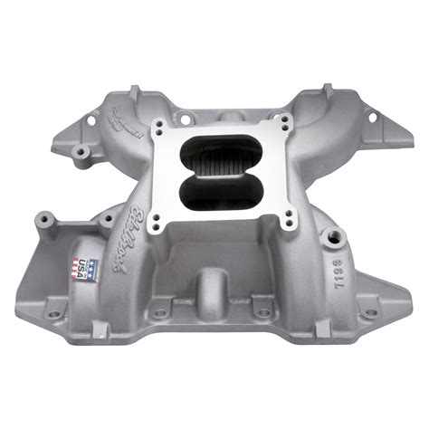 Edelbrock 7193 Performer Rpm Satin Dual Plane Intake Manifold