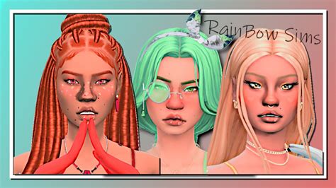 Cas Rainbow Challenge The Sims 4 Create A Sim Youtube