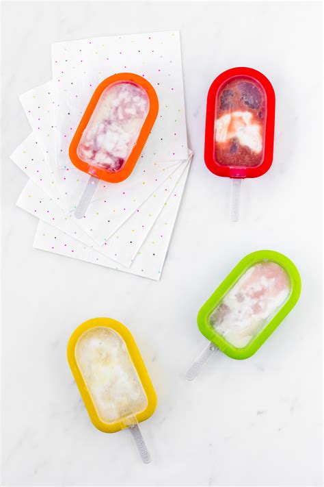 Creamy Juice Ice Cream Popsicles Cutefetti And Easy Home Meals