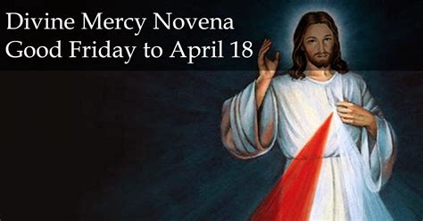 Each day of the chaplet, we pray for a different group in response to jesus' requests which he made known to st. Divine Mercy Novena | St. Lawrence the Martyr Parish ...