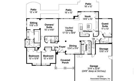 Craftsman House Plans Pinedale Associated Designs Jhmrad 7744