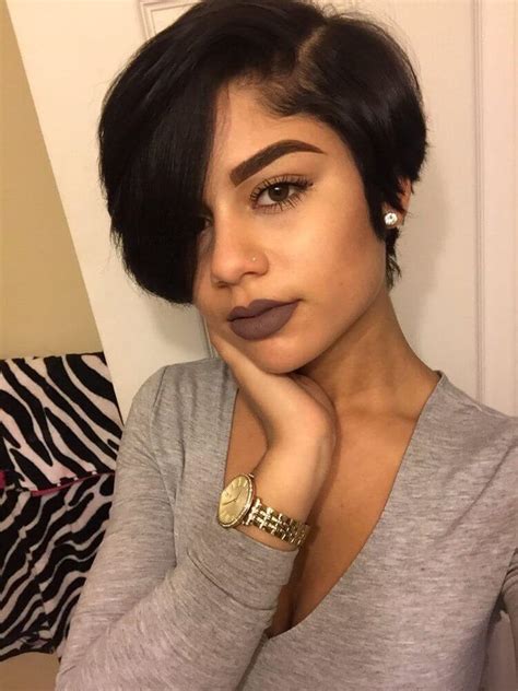 The look can be simple and chic or textured and funky, whatever short hairstyle you may go for it will surely get you noticed. Short Haircuts for Black Women 2020 - 25+