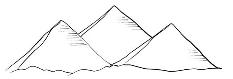 Ausmalbild Pyramide