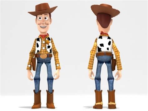 Woody Rigged 3d Cgtrader Character Model Sheet Character Design Male